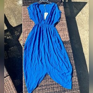 Elan Blue Boho Dress NWT Size S
